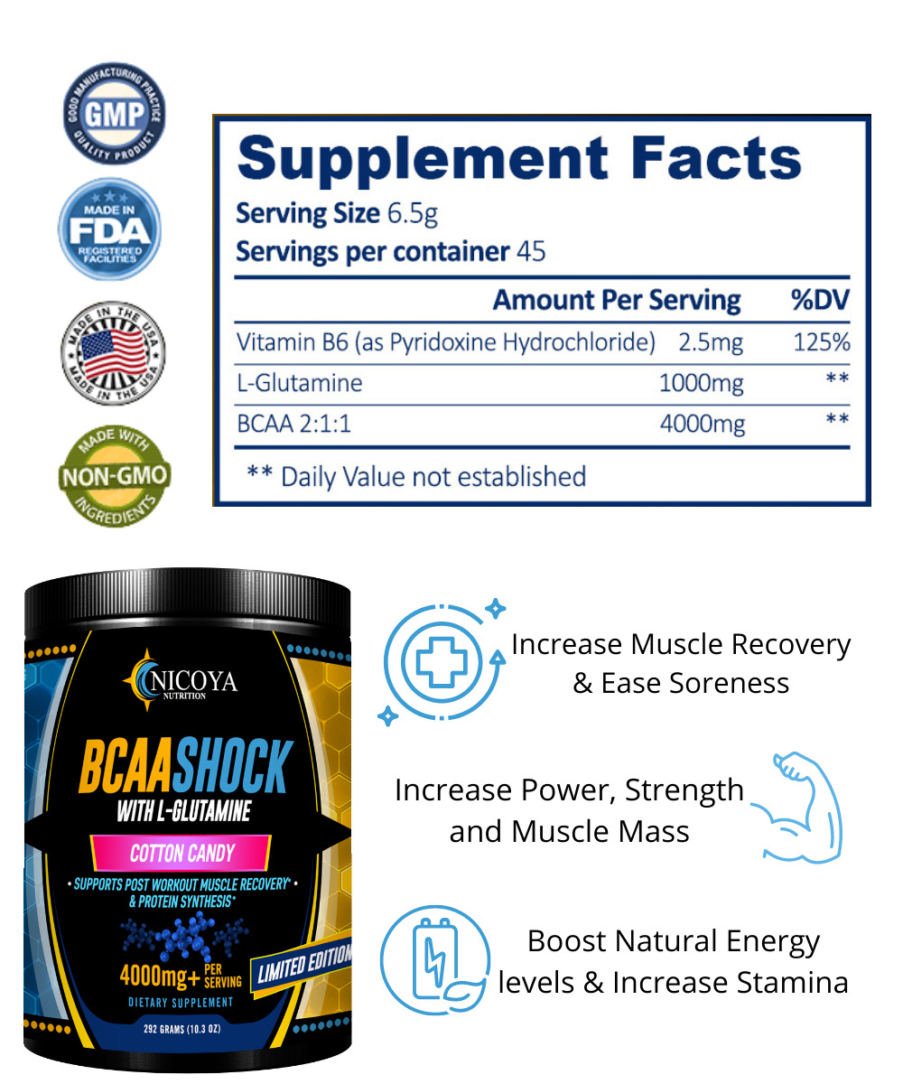 BCAA Amino Energy Powder - Bubble Gum Flavor