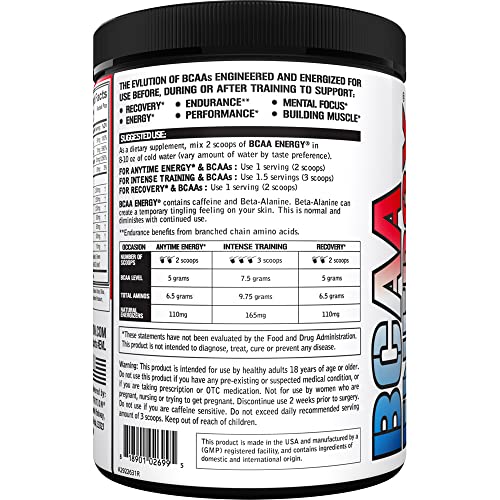 EVL BCAAs Powder for Energy and Recovery