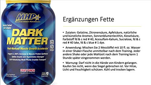 MHP Dark Matter Post Workout Recovery - Fruit Punch