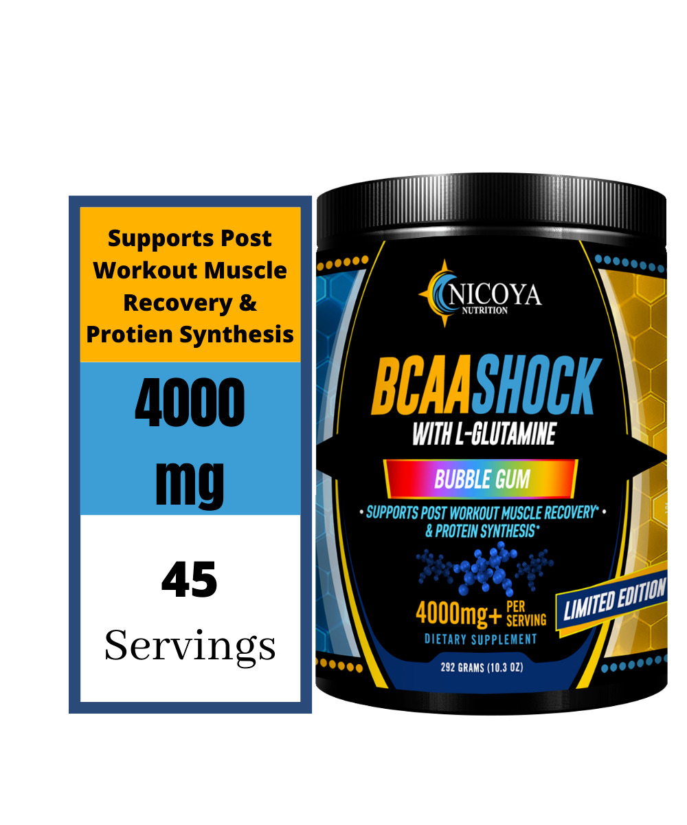 BCAA Amino Energy Powder for Muscle Recovery - Bubble Gum