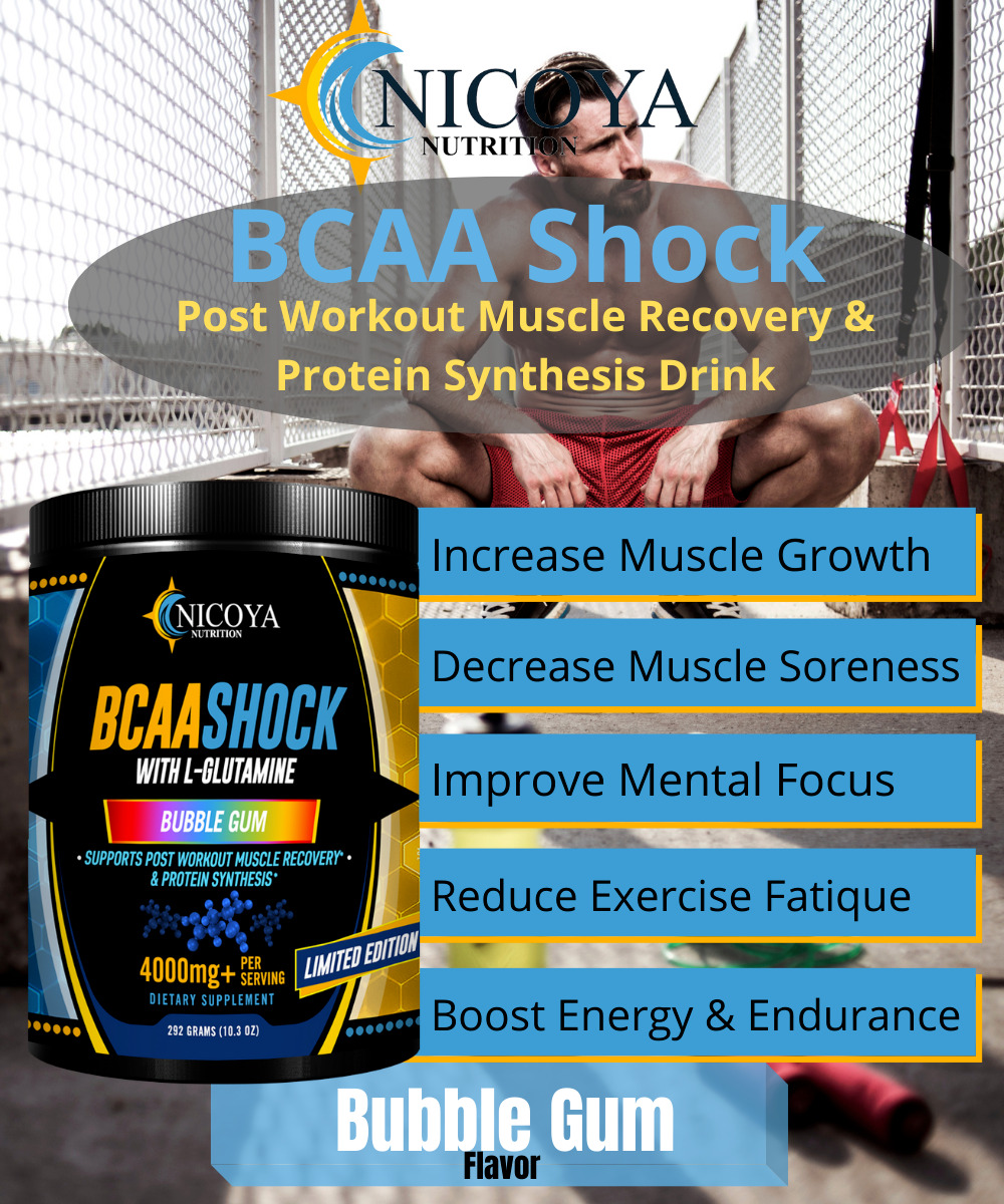 BCAA Amino Energy Powder for Muscle Recovery - Bubble Gum