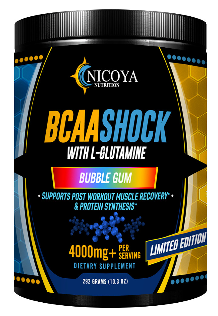 BCAA Amino Energy Powder for Muscle Recovery - Bubble Gum