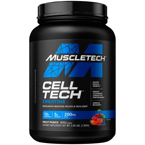 MuscleTech Cell-Tech Creatine Powder - Fruit Punch, 3 lbs