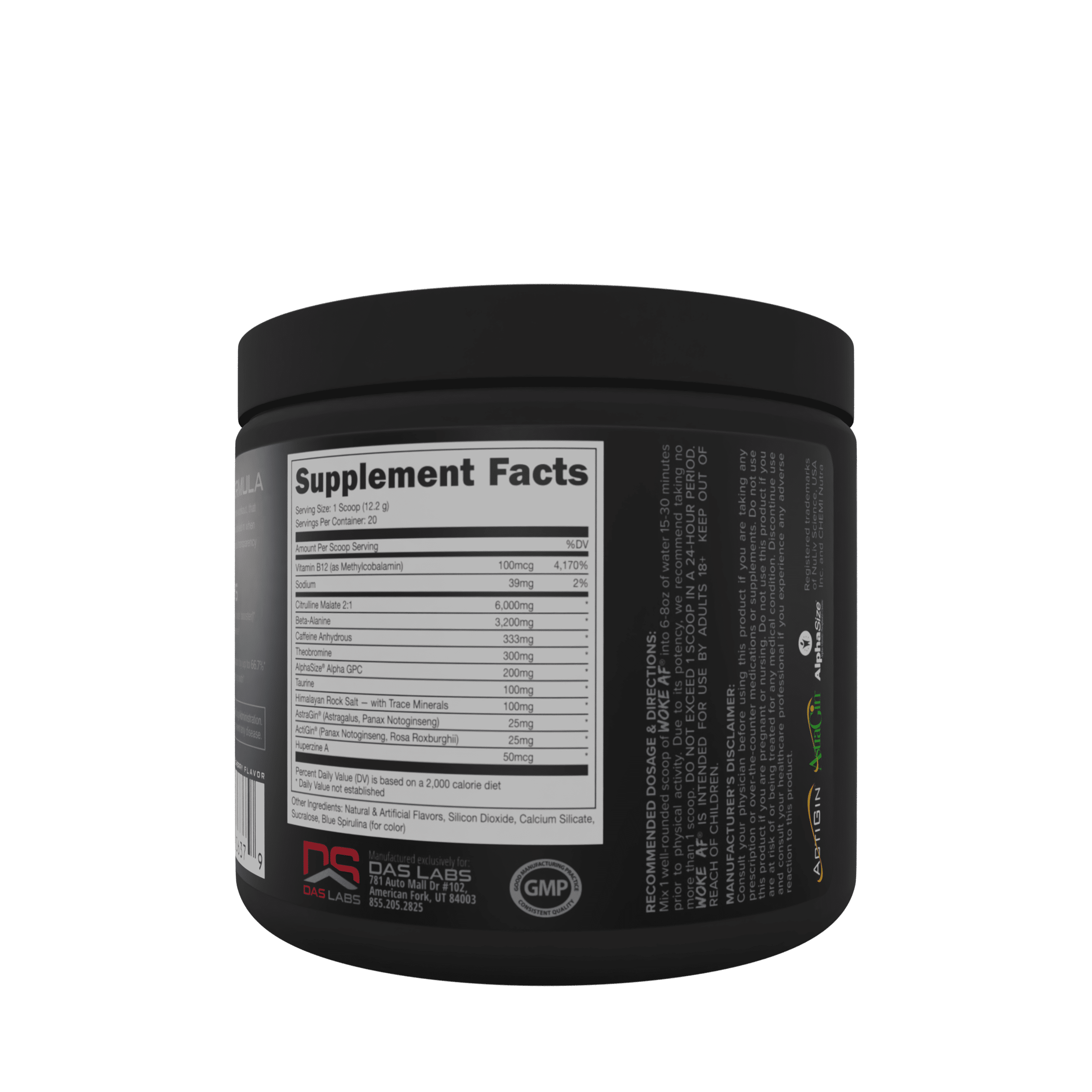 Bucked Up Woke AF Pre-Workout Powder - Rocket Pop