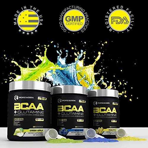 Forzagen BCAA Powder with Glutamine - Pineapple Flavor