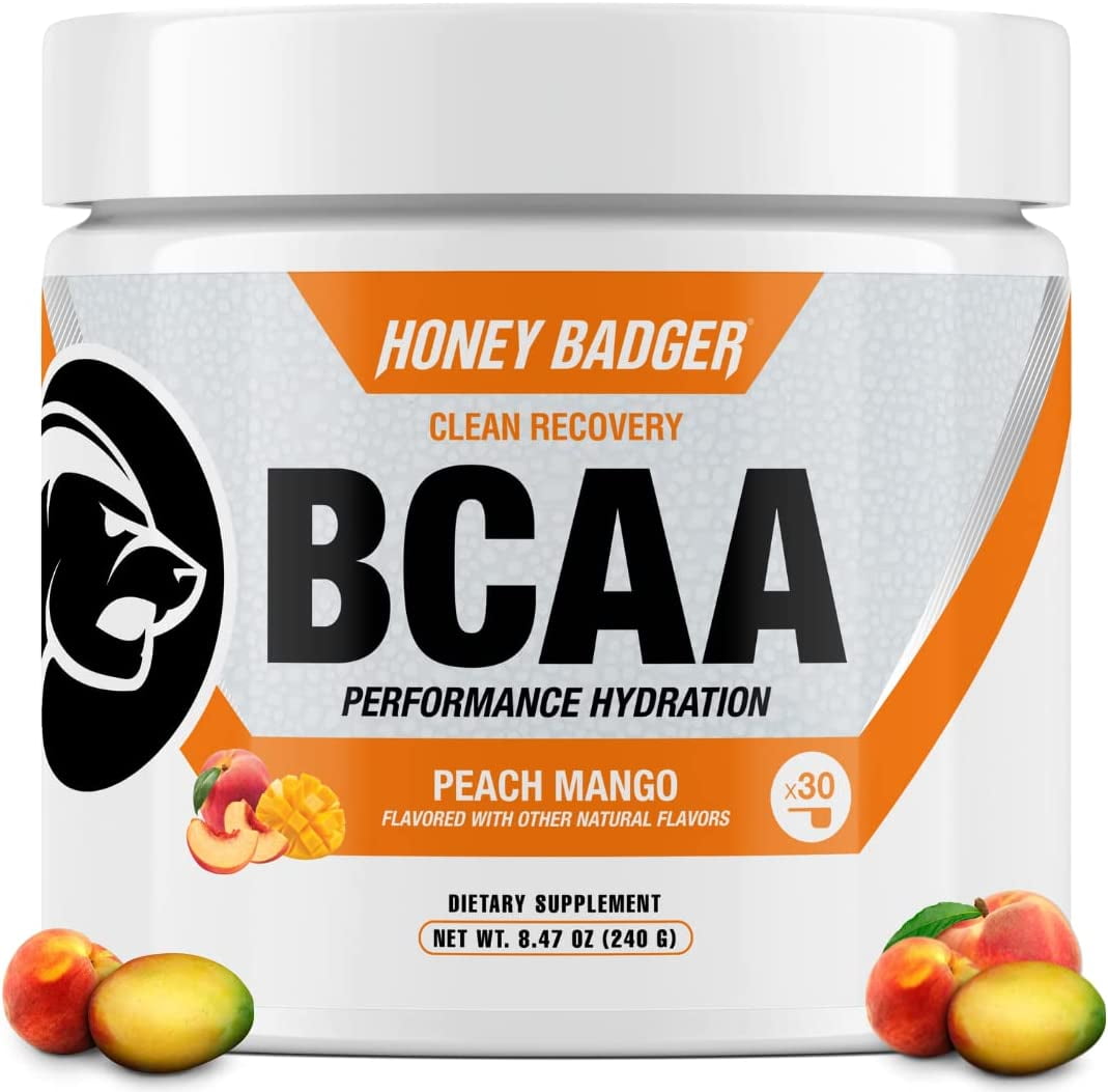 Honey Badger BCAA Electrolytes Powder - Peach Mango