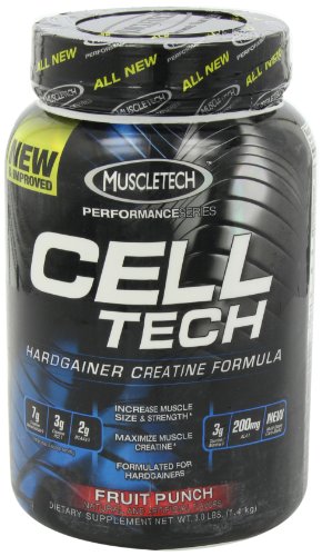 MuscleTech Cell-Tech Creatine Powder - Fruit Punch, 3 lbs