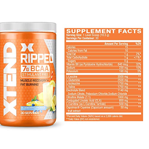 Xtend Ripped BCAA Powder for Sports Nutrition