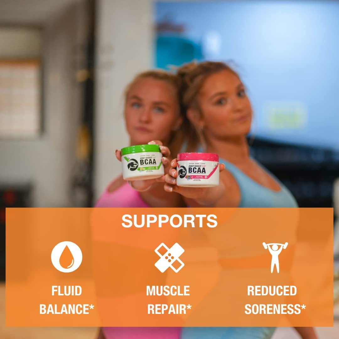 Honey Badger BCAA Electrolytes Powder - Peach Mango