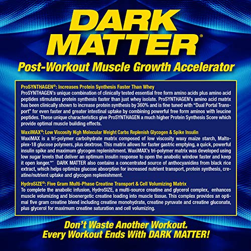 MHP Dark Matter Post-Workout Muscle Recovery Formula