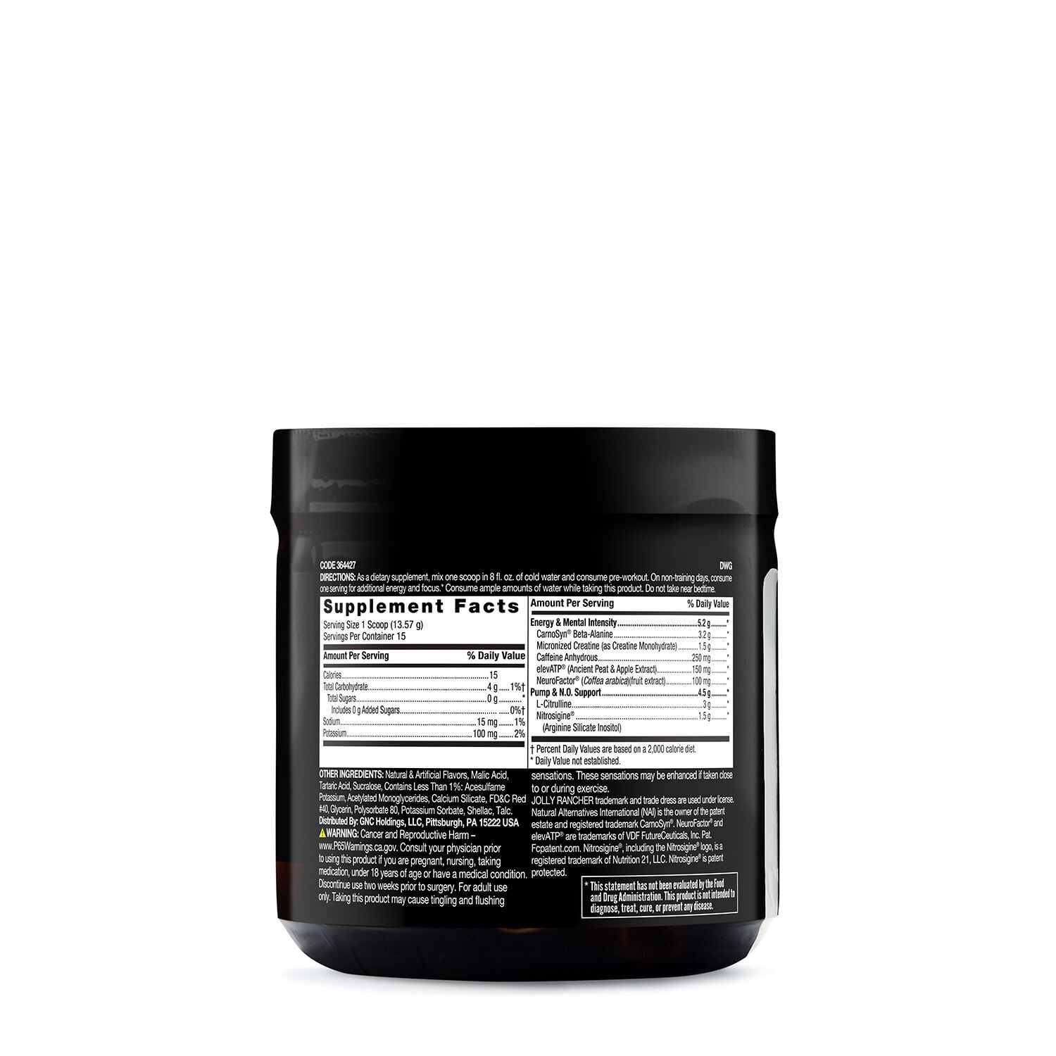 Beyond Raw LIT Pre-Workout Powder - Watermelon 250mg