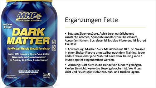 MHP Dark Matter Post-Workout Muscle Recovery Formula