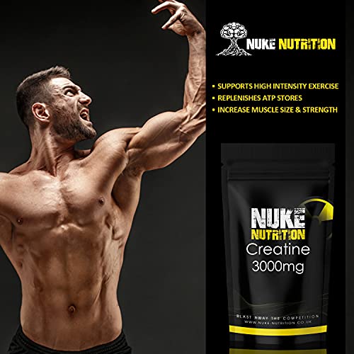 Nuke Nutrition Creatine Tablets 3000mg - Muscle Boost