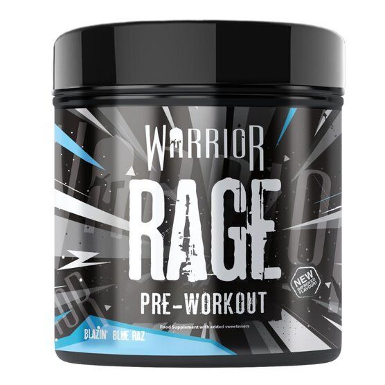 Warrior Rage Pre Workout Powder - Blue Razz