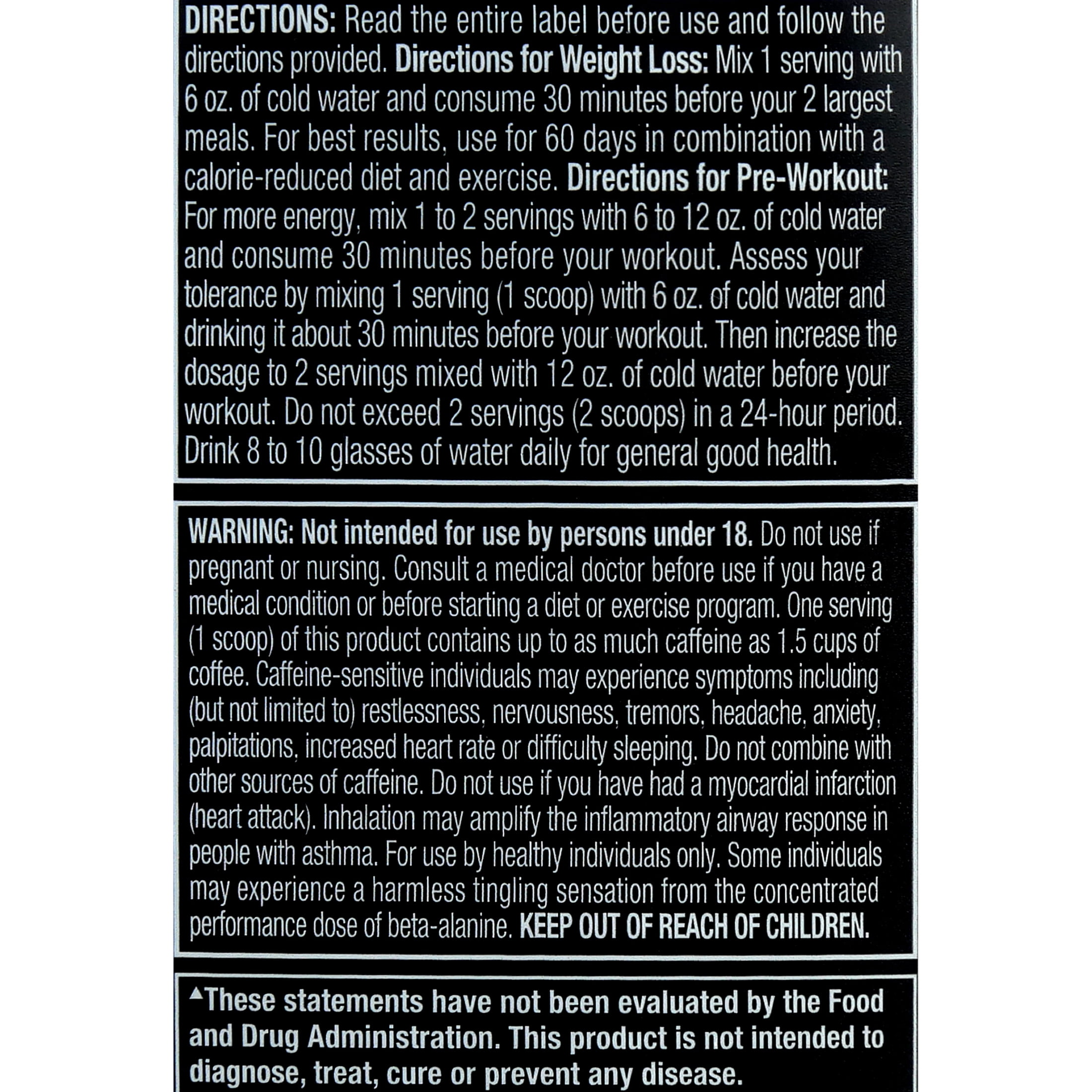 Six Star Pre-Workout Powder, Peach Mango, 30 Servings