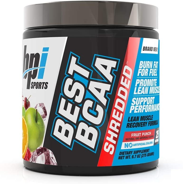Caffeine-Free BCAA Shredded - 25 Servings Fruit Punch