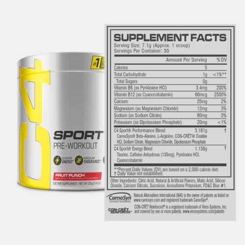 Cellucor C4 Sport Pre-Workout Supplement