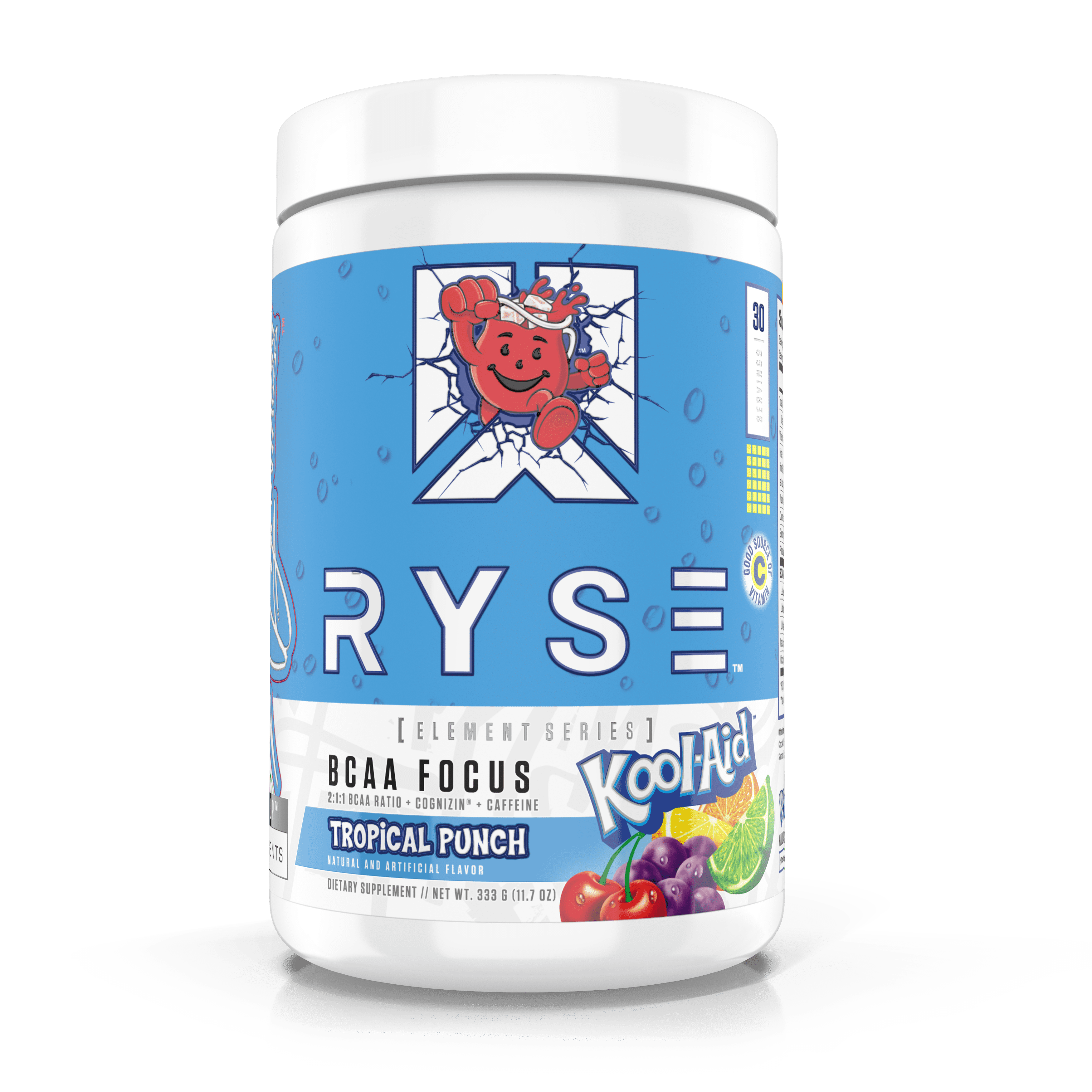 Ryse Element BCAA Focus Drink Mix - Tropical Punch