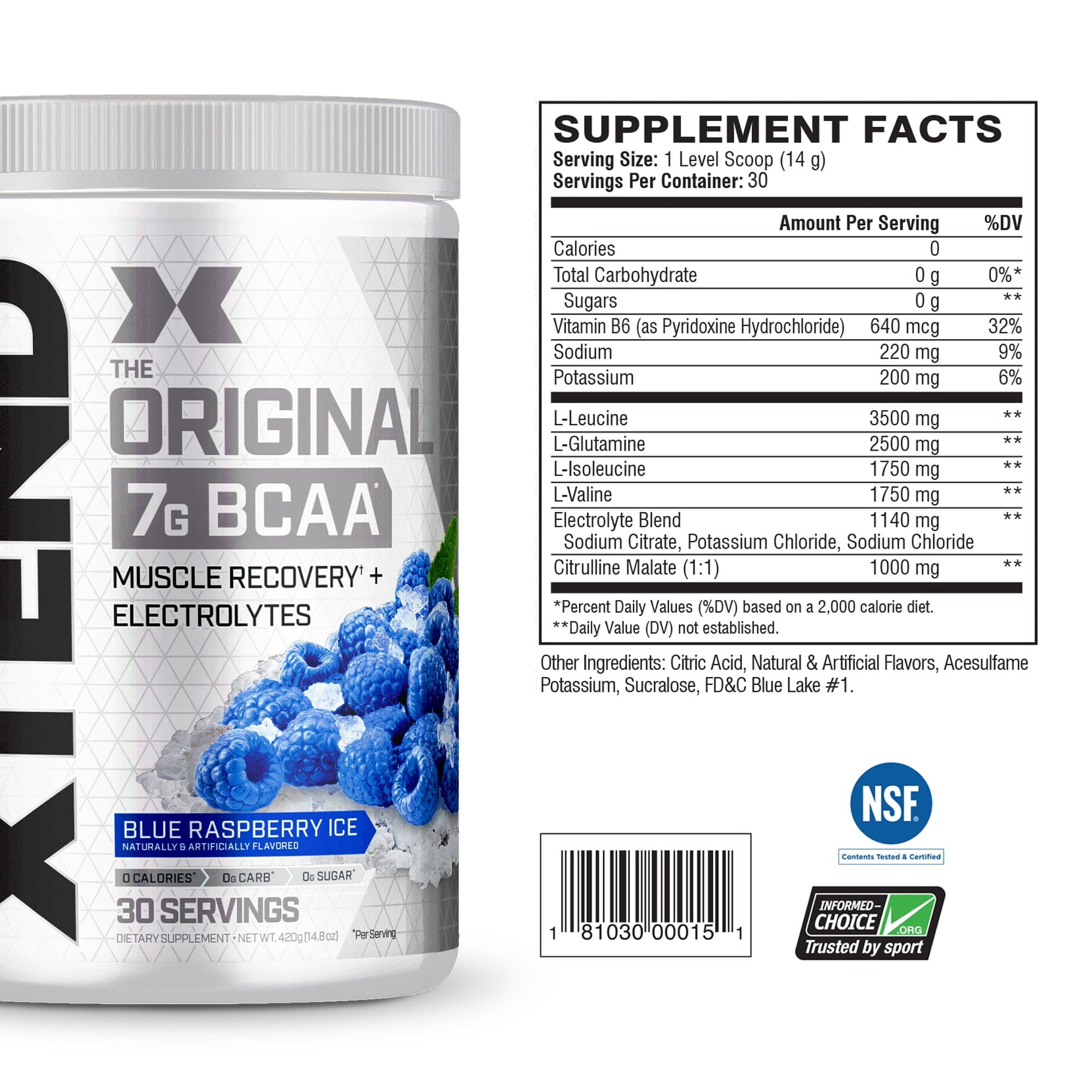 Scivation Xtend BCAA Amino Acids Recovery Formula