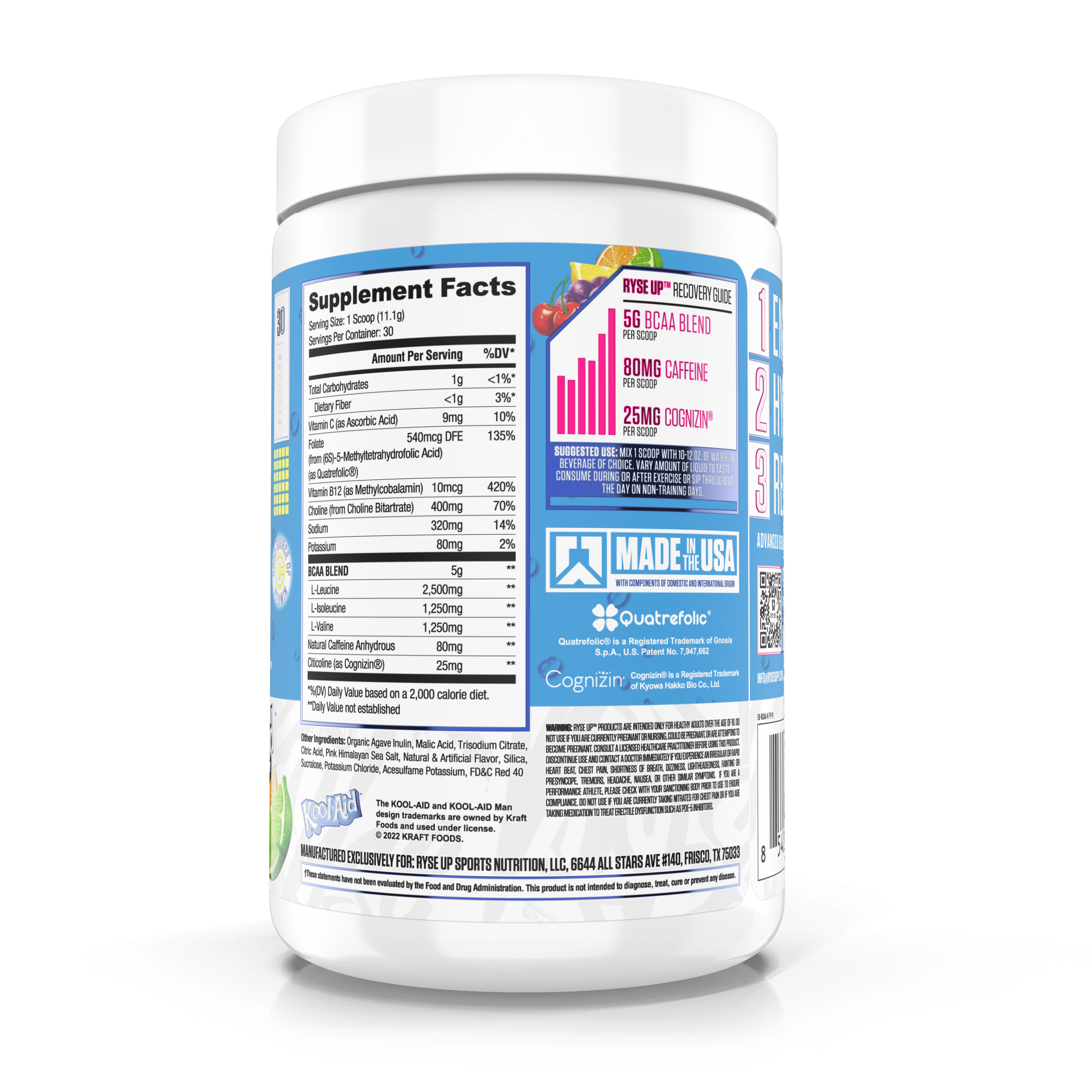 Ryse Element BCAA Focus Drink Mix - Tropical Punch