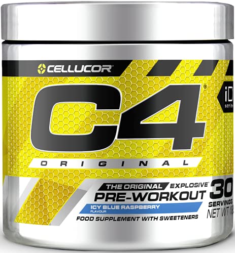 C4 Original Beta Alanine Pre Workout Powder, ICY Blue Razz