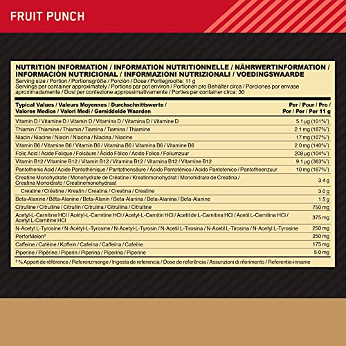 Optimum Nutrition Gold Standard Pre Workout Energizer