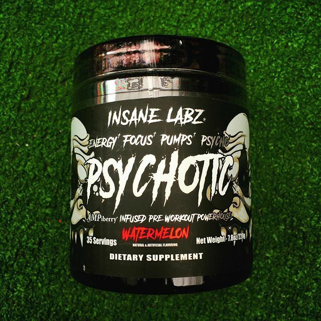 Insane Labz Psychotic Black Pre-Workout, 35 Servings