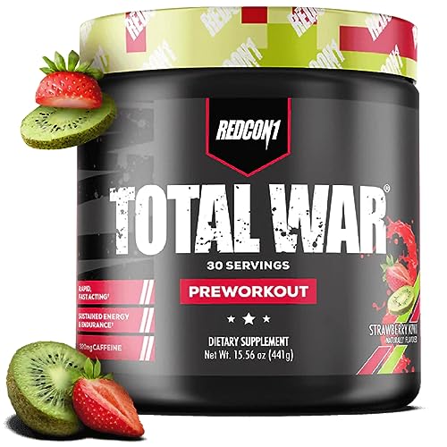 REDCON1 Total War Pre Workout – Strawberry Kiwi Flavor