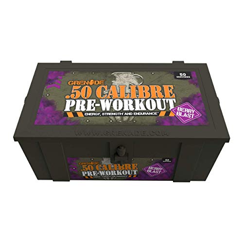 Grenade 50 Calibre Berry Blast Pre-Workout 50 Servings