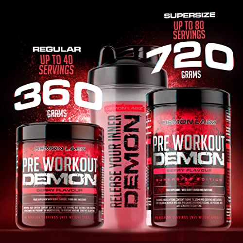 Demon Pre-Workout Powder with Creatine and Caffeine