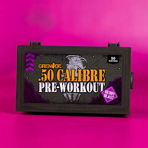 Grenade 50 Calibre Berry Blast Pre-Workout 50 Servings