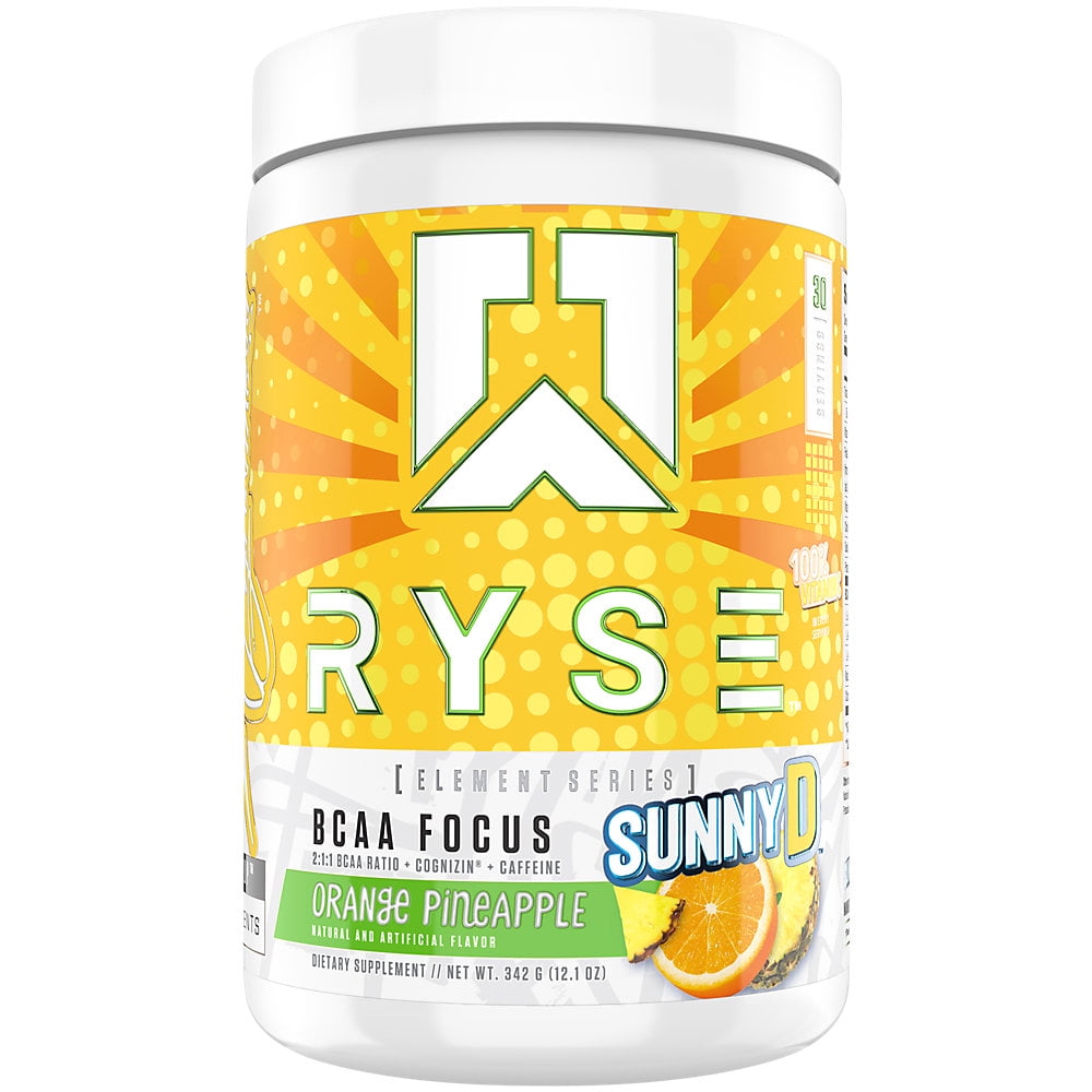 RYSE Element BCAA Focus Powder, SunnyD Flavor