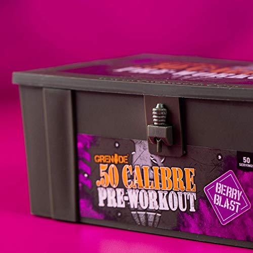 Grenade 50 Calibre Berry Blast Pre-Workout 50 Servings