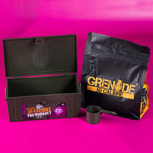 Grenade 50 Calibre Berry Blast Pre-Workout 50 Servings