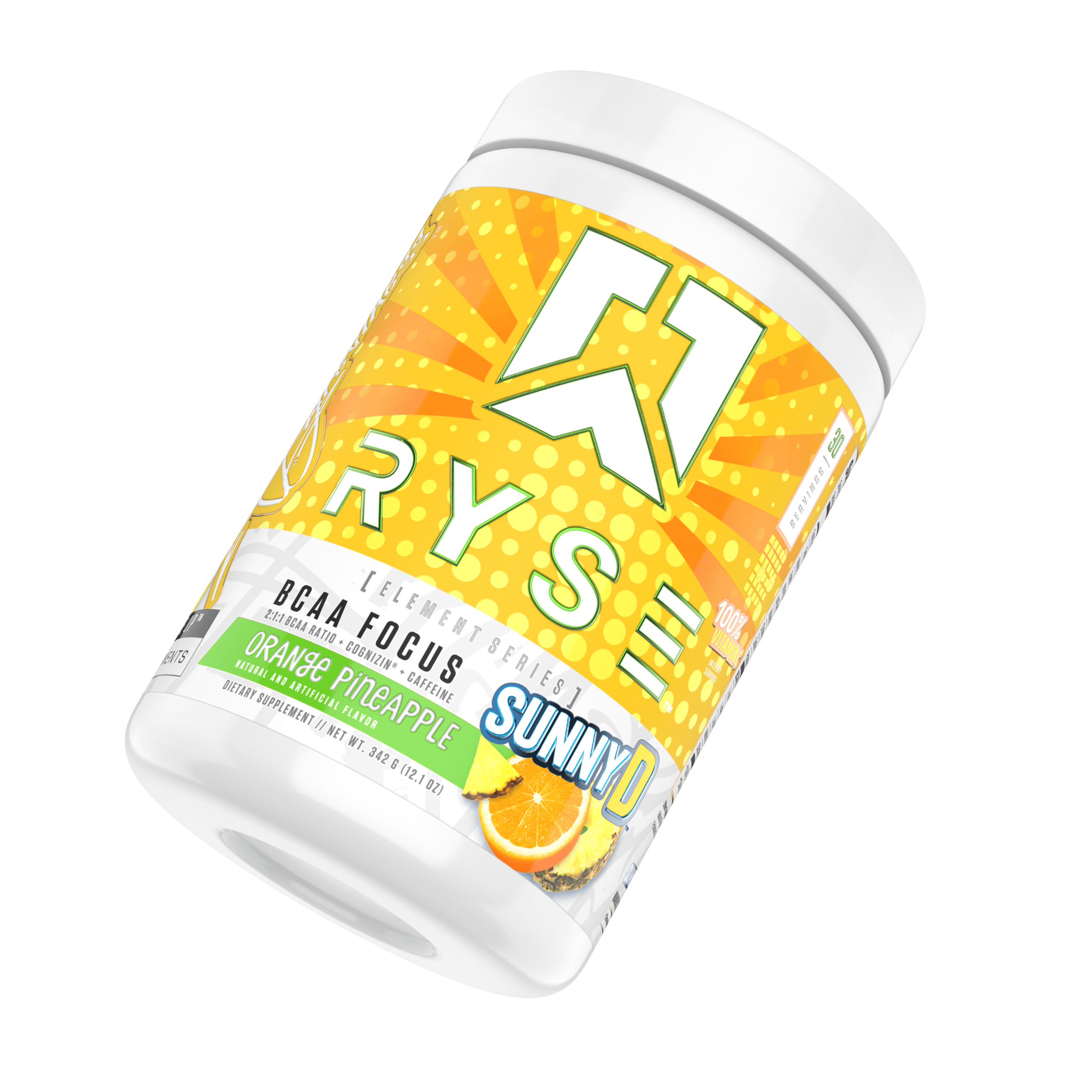RYSE Element BCAA Focus Powder, SunnyD Flavor