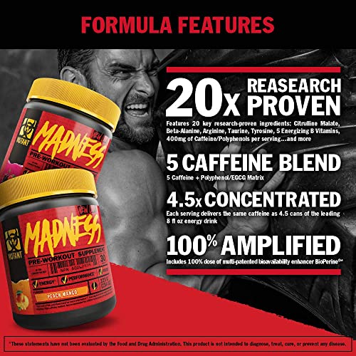 Mutant Madness Pre-Workout Powder - Roadside Lemonade