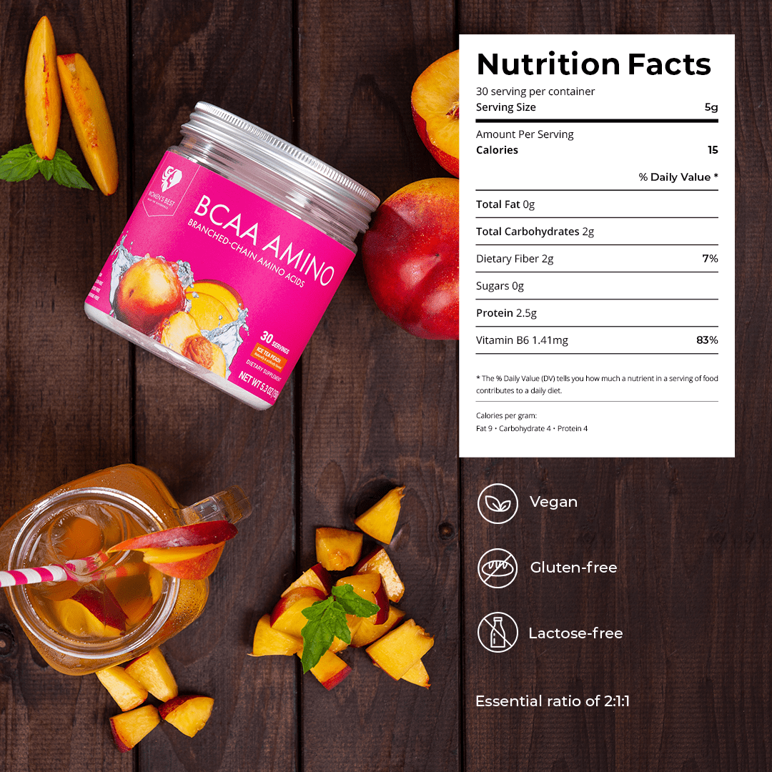 Women's Best Peach Ice Tea BCAA Powder 150g