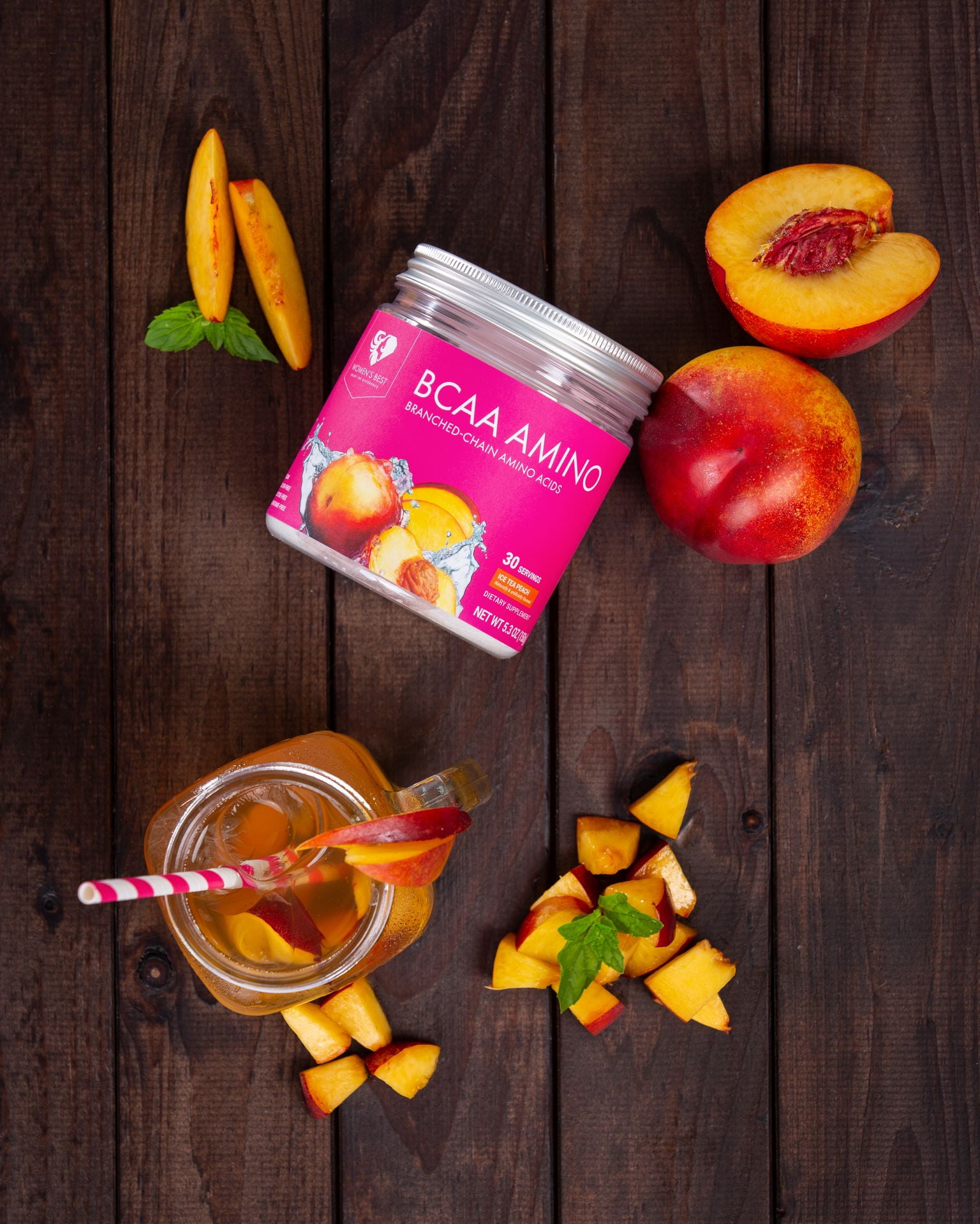Women's Best Peach Ice Tea BCAA Powder 150g