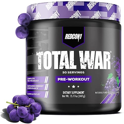 REDCON1 Total War Grape Pre Workout Powder