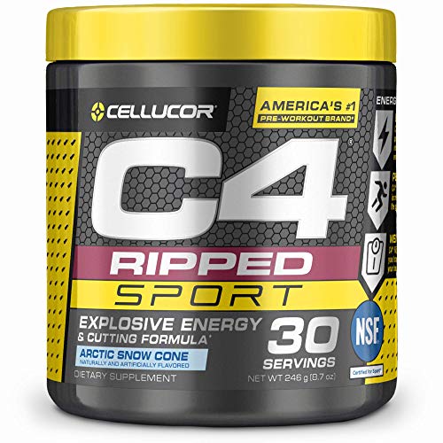 C4 Ripped Sport Sugar-Free Pre Workout Powder