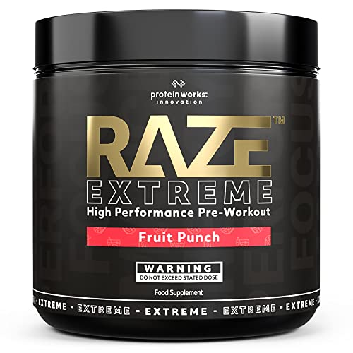 Raze Extreme Pre-Workout Drink Mix – Fruit Punch