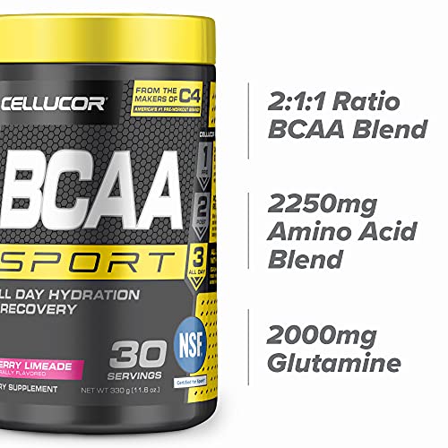 Cellucor BCAA Sport Powder - Cherry Limeade, 30 Servings