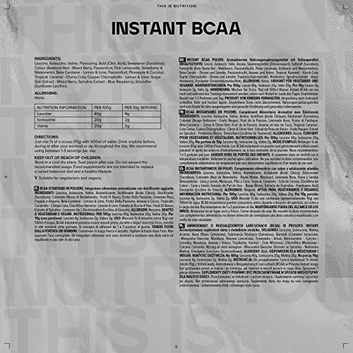 Passionfruit BCAA Powder, 500g Bulk Supply