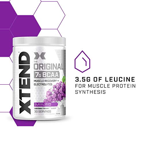 XTEND BCAA Powder Glacial Grape for Recovery