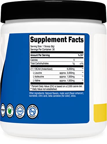 Nutricost Pineapple BCAA Powder - 30 Servings