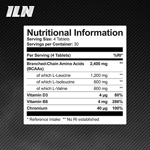 High-Dose BCAA Capsules for Vegans - 120 Tablets