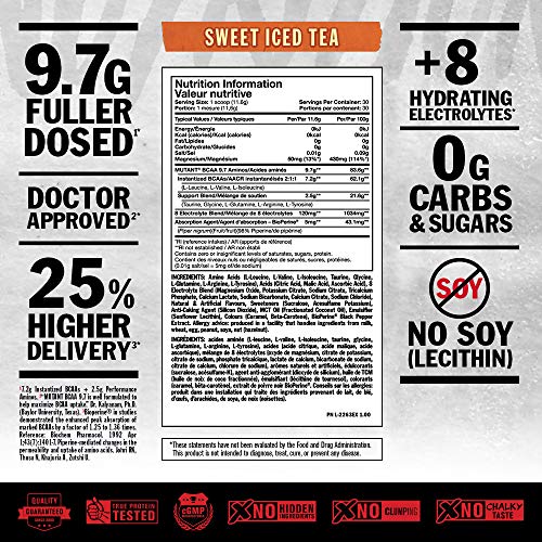 Mutant BCAA Powder with Amino & Electrolyte Support