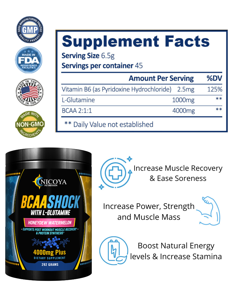 BCAA Amino Energy Powder for Muscle Recovery - Bubble Gum