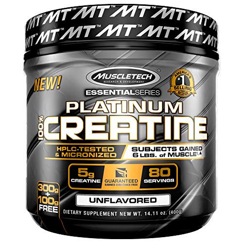 MuscleTech Platinum Creatine Monohydrate 400g Powder