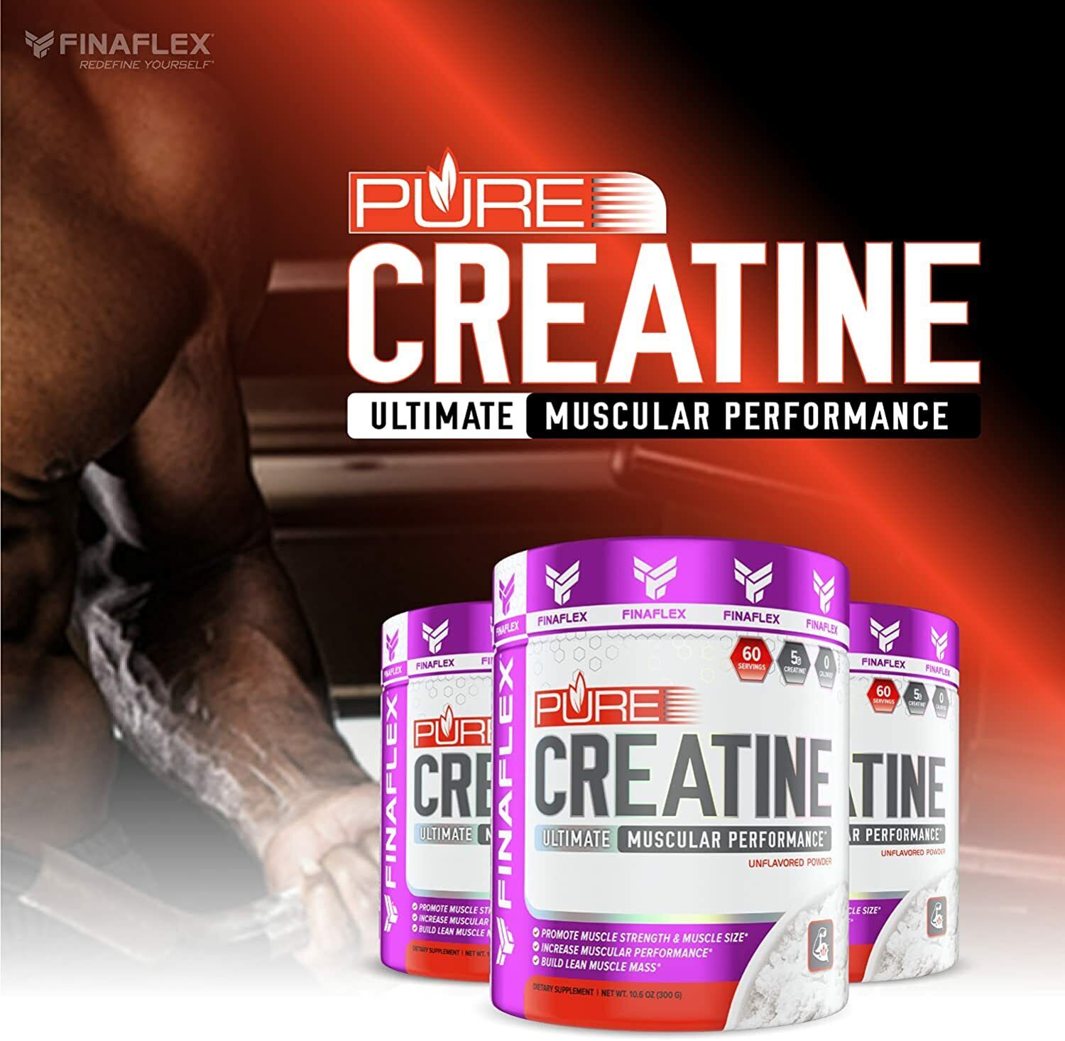 Pure Micronized Creatine Powder for Muscle Growth